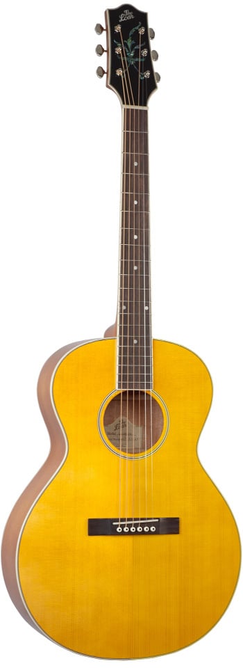 Natural Finish Solid Top Small Body Acoustic Guitar