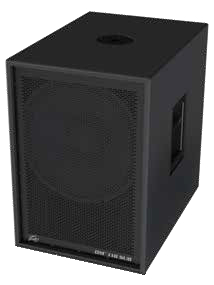 Dark Matter Series 18" Powered Subwoofer with Onboard DSP