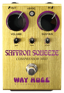 Saffron Squeeze Compressor Mk II Effects Pedal