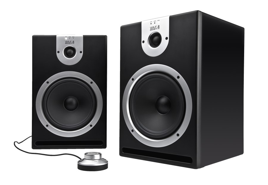 Pair of 8" Powered DJ Reference Monitors