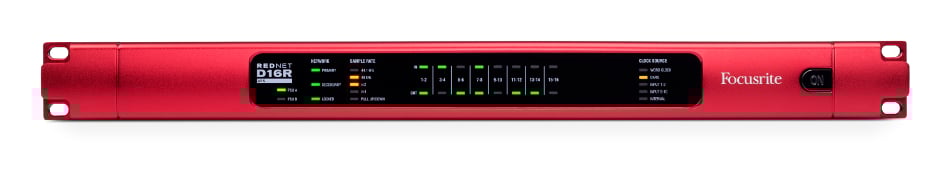 16-Channel AES3 Interface for Dante Audio Over IP Networks