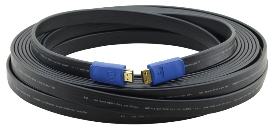 50' High-Speed HDMI Flat Cable with Ethernet
