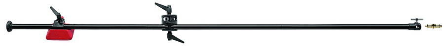 6.5' 3 Piece Black Boom Assembly with 10 Lb Counterweight