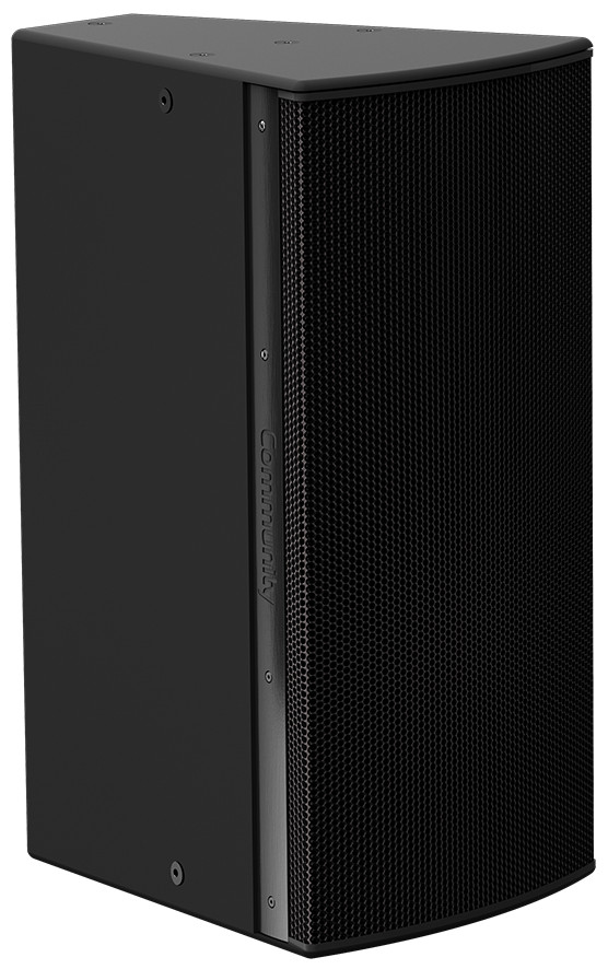 I Series 12" 2-Way 600W (8 Ohms) Passive/Bi-Amp Installation Loudspeaker in Black with 90°x40° Dispersion