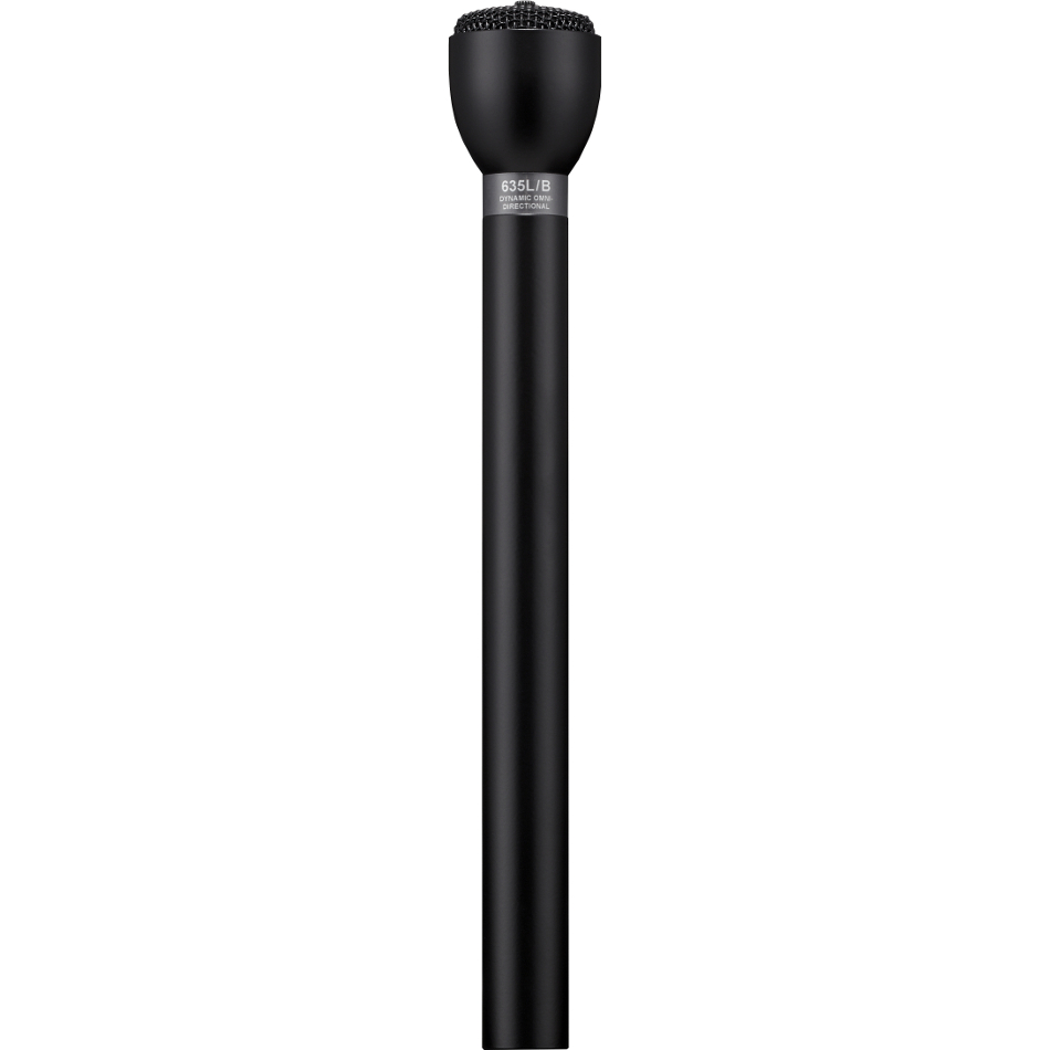 Dynamic Handheld Microphone with Extended Handle, Black Finish