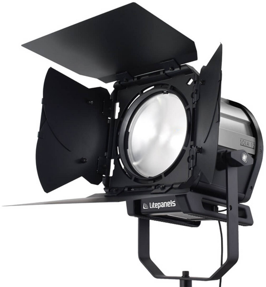 High Intensity LED Fresnel Fixture with 12" Lens