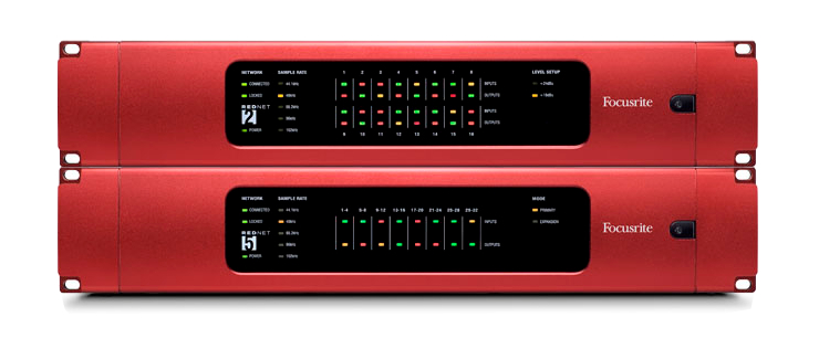 Dante Network Digital Audio Package with RedNet 2 and RedNet 5 Interfaces