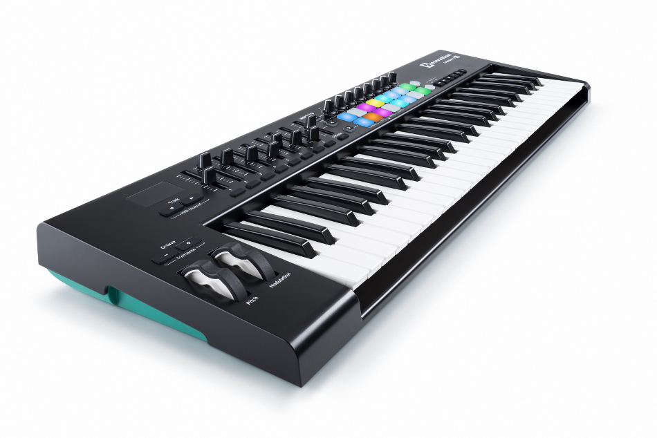 49-Key Keyboard Controller with 16 Velocity-Sensitive Trigger Pads