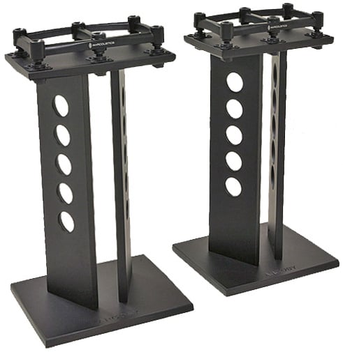 1 Pair of 42" Speaker Stands with Iso-Acoustics Platforms