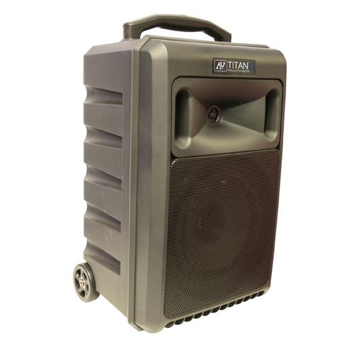 100W Portable PA System with UHF Wireless and CD Player