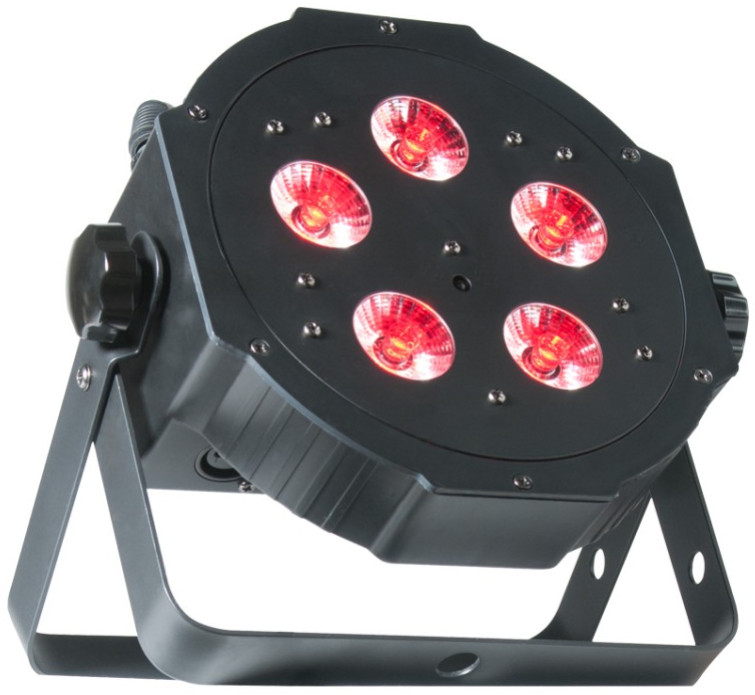 5x4W LED RGB+UV Flat Par Fixture