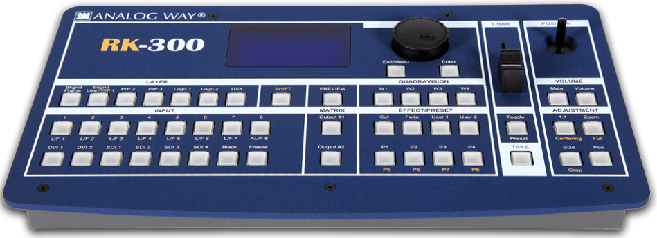Remote Control Switcher Keypad with Mini Joystick