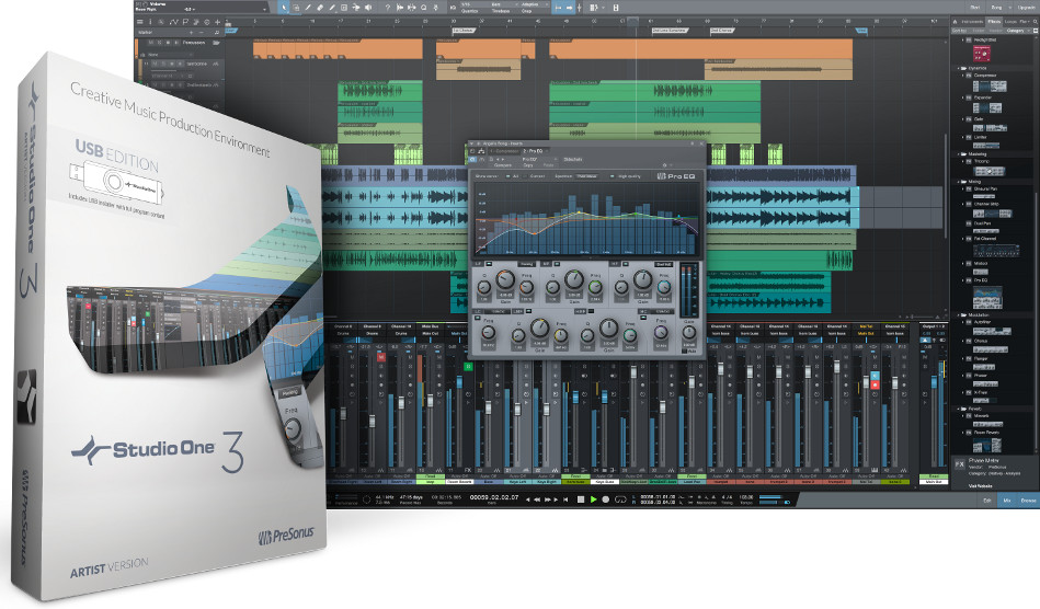 Advanced Digital Audio Workstation - USB Installer, Box & Key Card