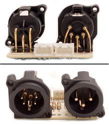XLR Male PCB for ELED QW Strip