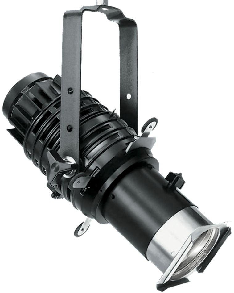 575W 3.5" 18° Standard Quartz Ellipsoidal in White with Medium 2-Pin Socket