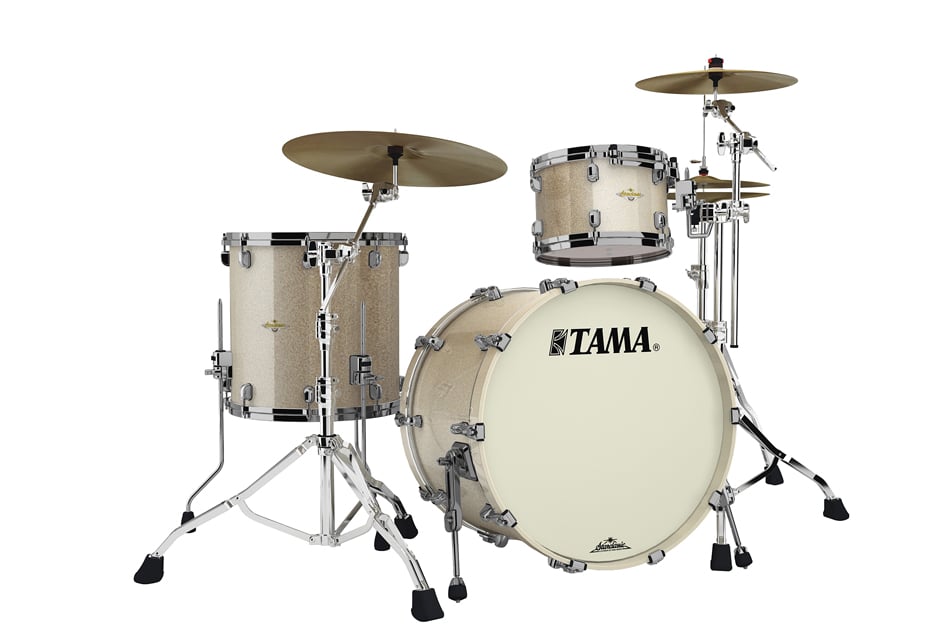 Starclassic Bubinga 3 Piece Shell Pack in Champagne Sparkle Finish