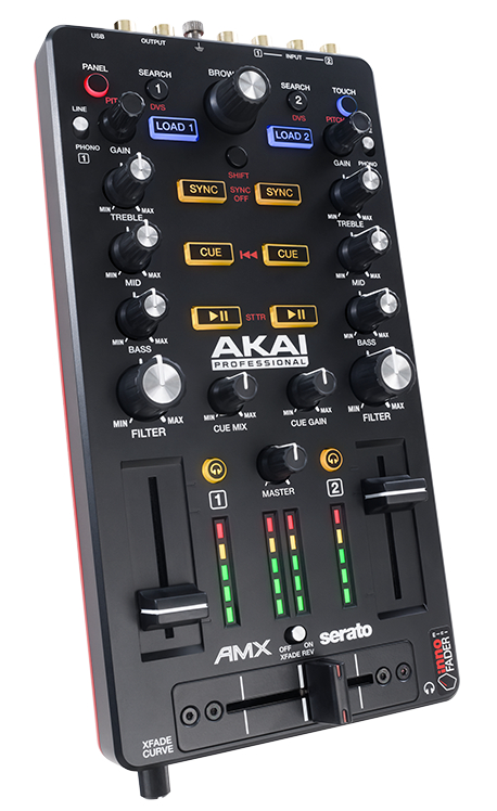 2-Channel DJ Mixing Surface and Audio Interface for Serato DJ