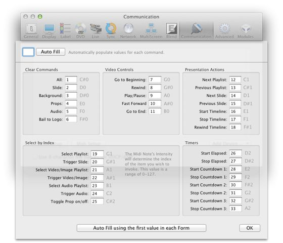 MIDI Controller Software Expansion for ProPresenter 6 Mac Version
