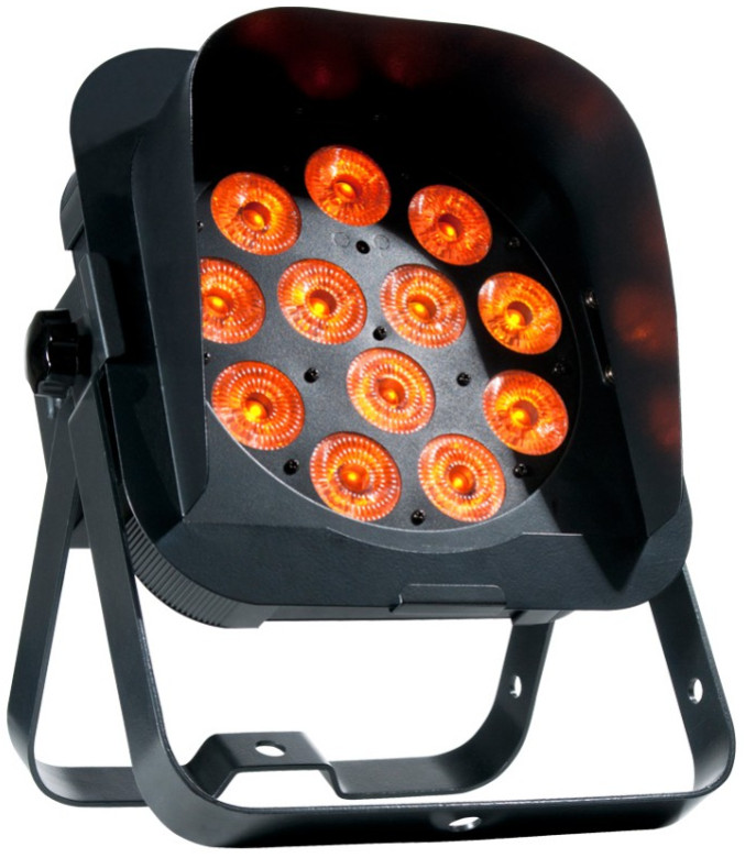 12x5W RGBA LED Slim Par Fixture with DMX