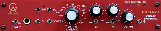 1-Channel 1703-Style Preamp w/ 2-Band shelving EQ