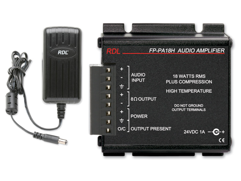 Flat Pak Amp, 18W, High w/PS