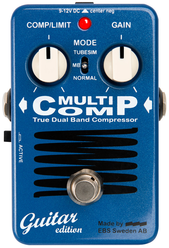 True Dual Band Analog Compressor Guitar Pedal