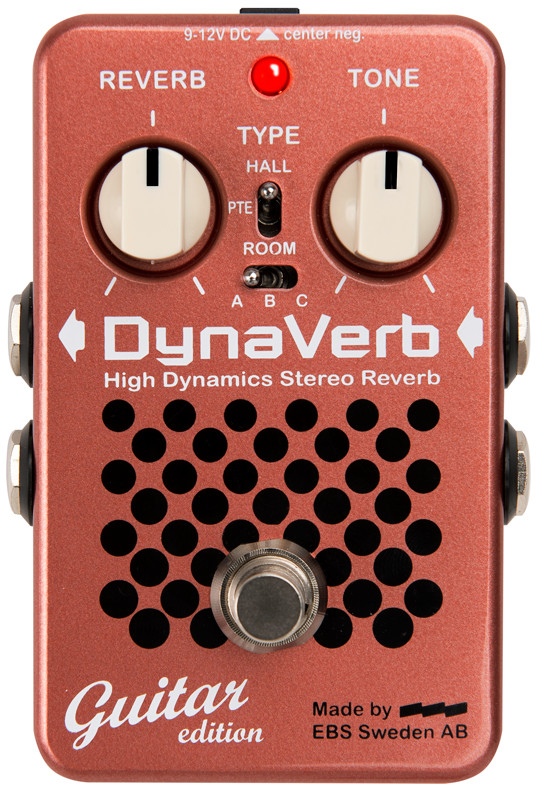 Stereo Reverb Guitar Effects Pedal