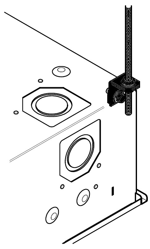 Threaded Rod Mounting Kit for Ceiling Box Series Enclosures