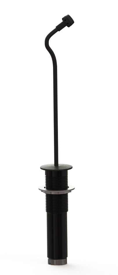 Cardioid Installation Mic with 6" Gooseneck, Black - 30Hz-30kHz