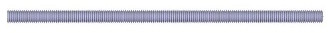 6 ft 1/2"-13 Diameter Threaded Alloy Steel Load-Rated Rod