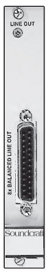 8 Channel Analog Line Output Card