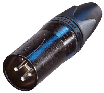 3-Pin XLR-M Crimp Series Cable Connector
