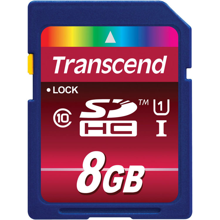 8GB UHS-I SDHC Memory Card