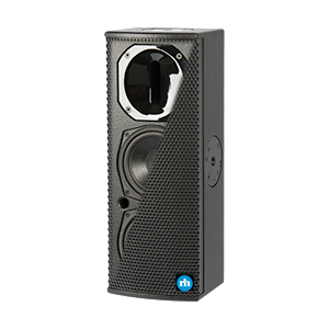 Dual 6.5", Powered Speaker, Black