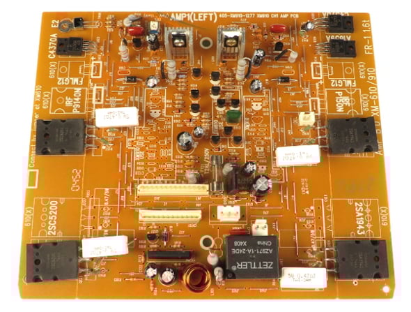 Channel 1 Left Amp PCB Assembly for XM610