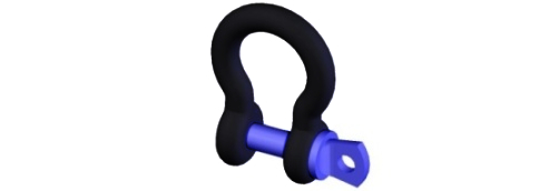 Screw Pin Anchor in Black
