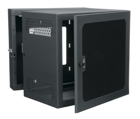 12RU 26" Deep Data Wall Cab with Plexi Front Door