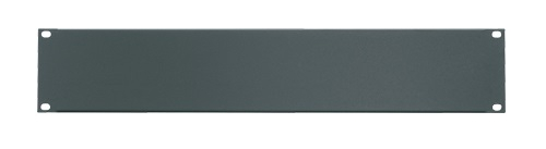 2-Pack of Essex Series 2RU Black Rack Panels