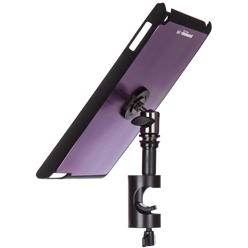 Snap-On iPad Cover/Mount with u-mount in Purple