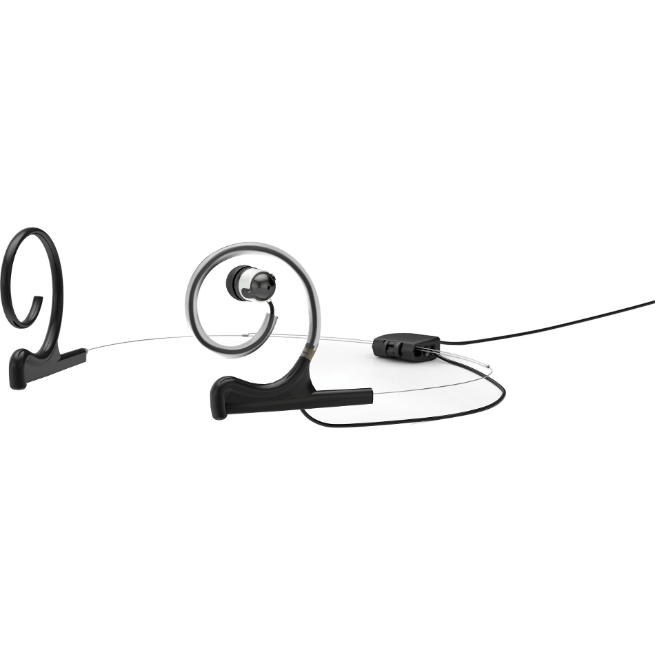 d:fine Single In-Ear Broadcast Headset Mount, Black, Single-Ear