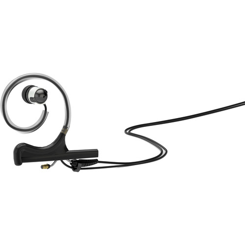 d:fine Single In-Ear Broadcast Headset Mount, Black, Microdot, Single-Ear