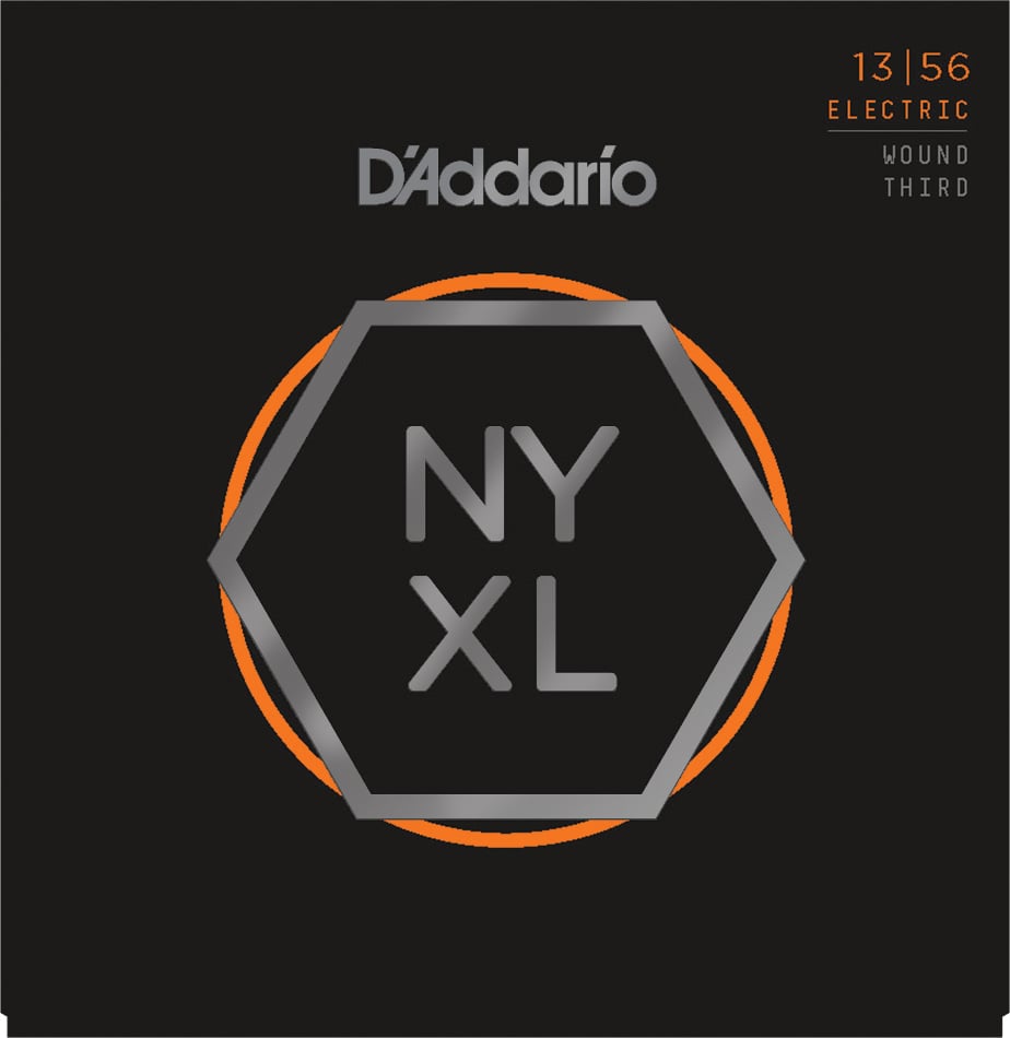 NYXL Series Nickel Wound, Medium Wound 3rd Guitar Strings, 13-56