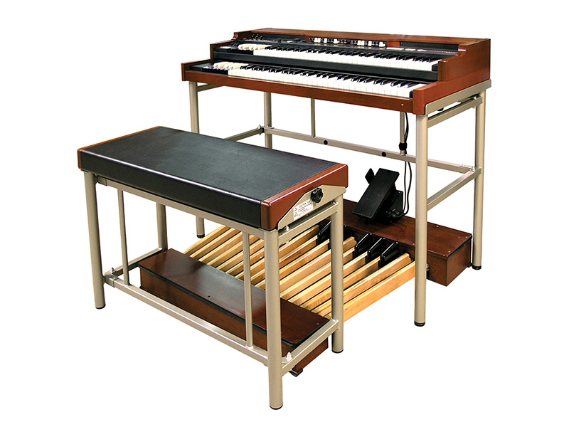 Pro Style Bench in Silver for XK-Professional Series Organ System