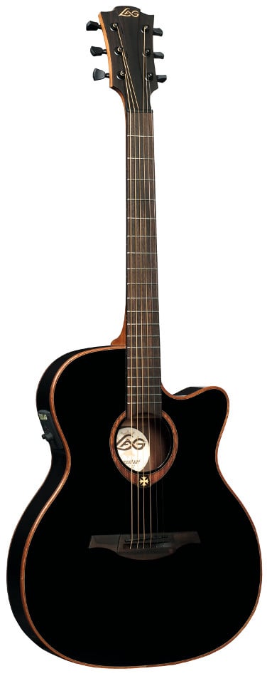 Tramontane 100 Auditorium Slim Cutaway Acoustic/Electric Guitar with StudioLag Plus Electronics in Black