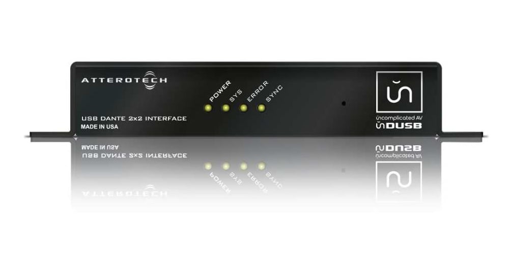 2x2 Channel Dante to USB Bridge