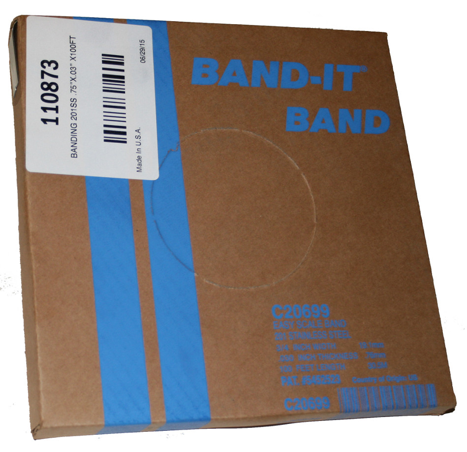 100 ft of Stainless Steel Bracket Banding for PMB-1RR & PMB-2RR