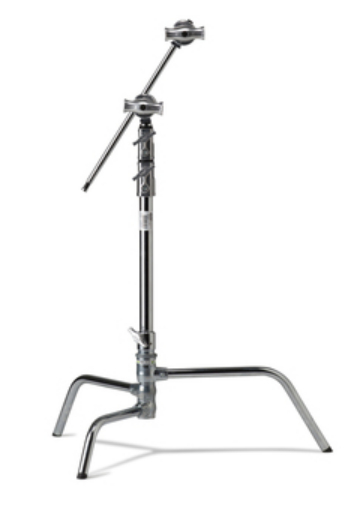 20" Master C-Stand with Turtle Base Kit in Silver
