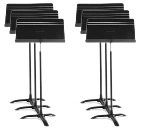 6-Pack of Symphony Music Stands in Orange