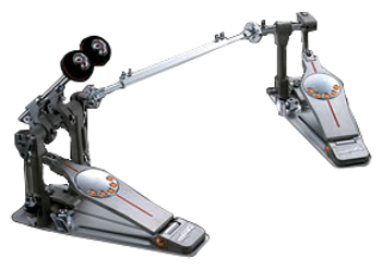 Demon Direct Drive Left-Footed Double Kick Pedal with Custom Carry Case
