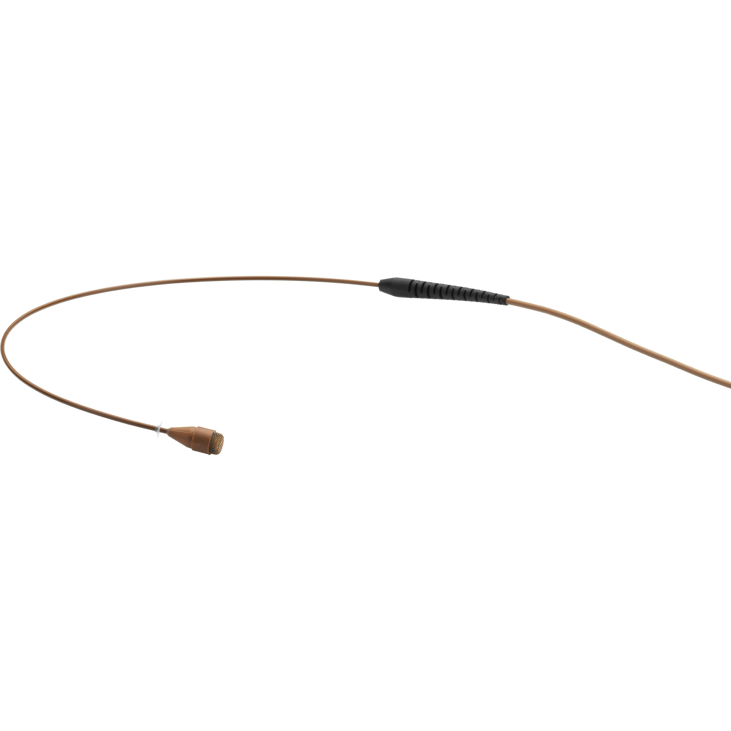 d:screet 4066 Miniature Omni Microphone Boom with Hardwired 3.5mm Connector for Sennheiser Wireless Transmitters, Brown
